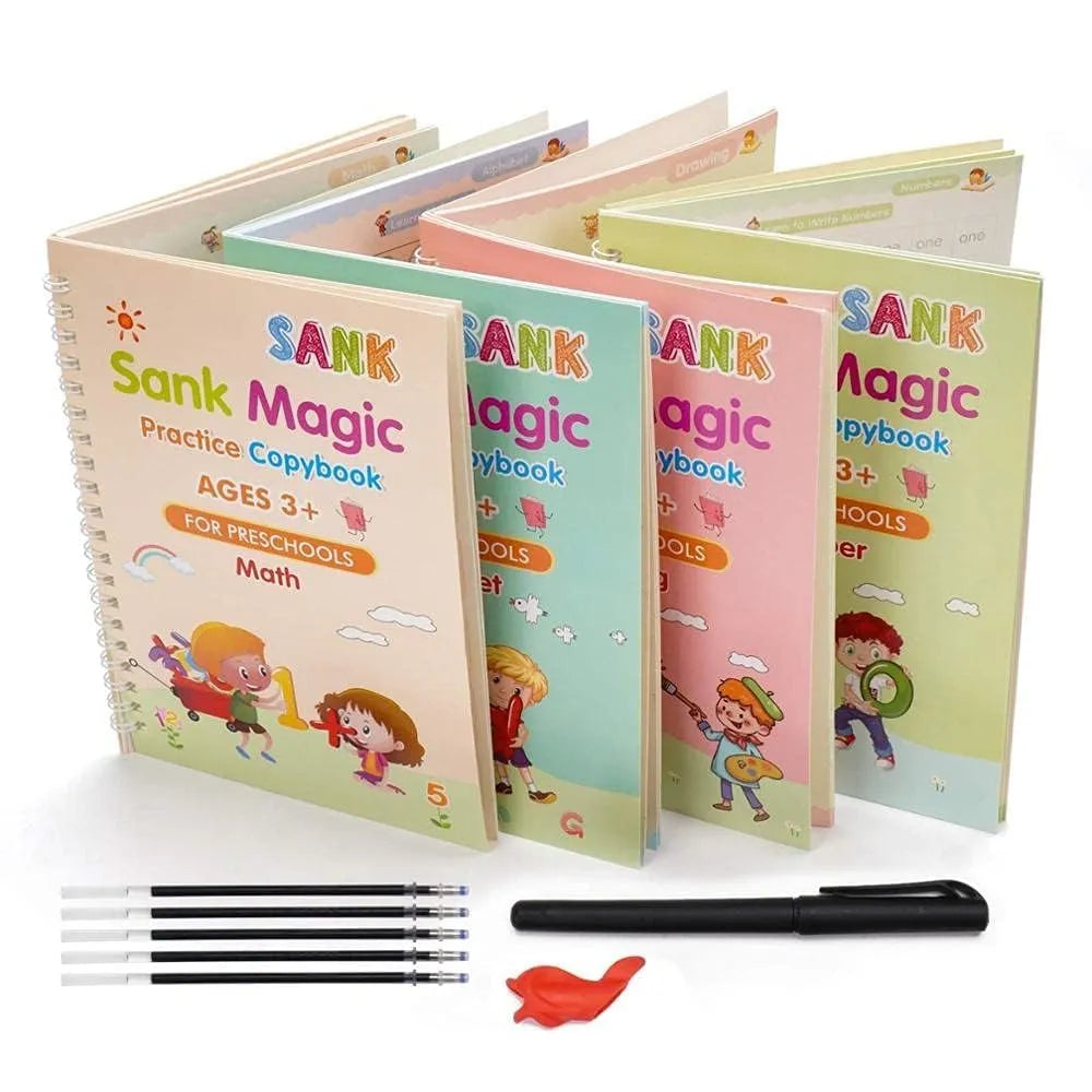 Magic Practice Copybook™ – Reusable Handwriting Workbook for Kids