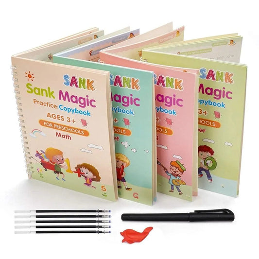 Magic Practice Copybook™ – Reusable Handwriting Workbook for Kids