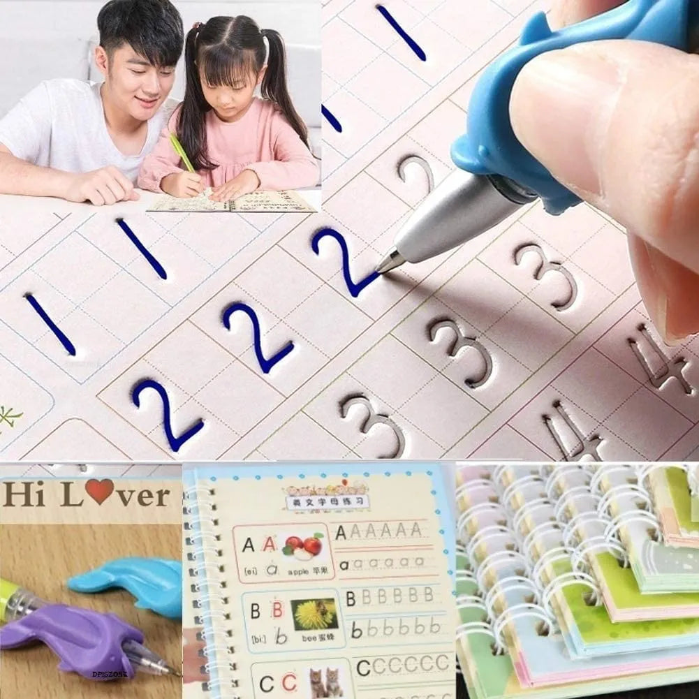 Magic Practice Copybook™ – Reusable Handwriting Workbook for Kids