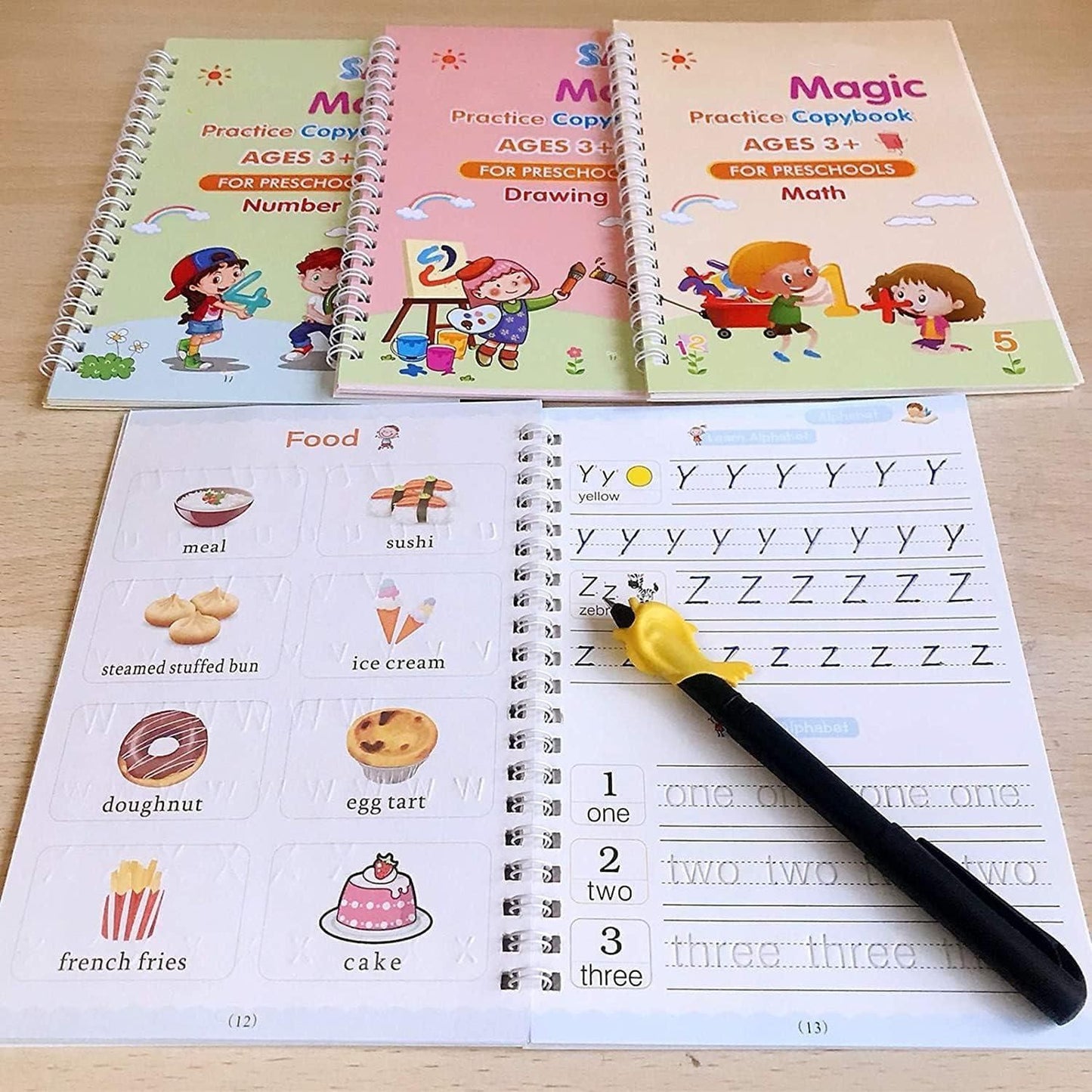 Magic Practice Copybook™ – Reusable Handwriting Workbook for Kids